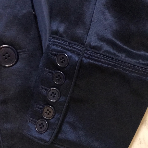 Calvin Klein cropped Navy jacket - Picture 6 of 7